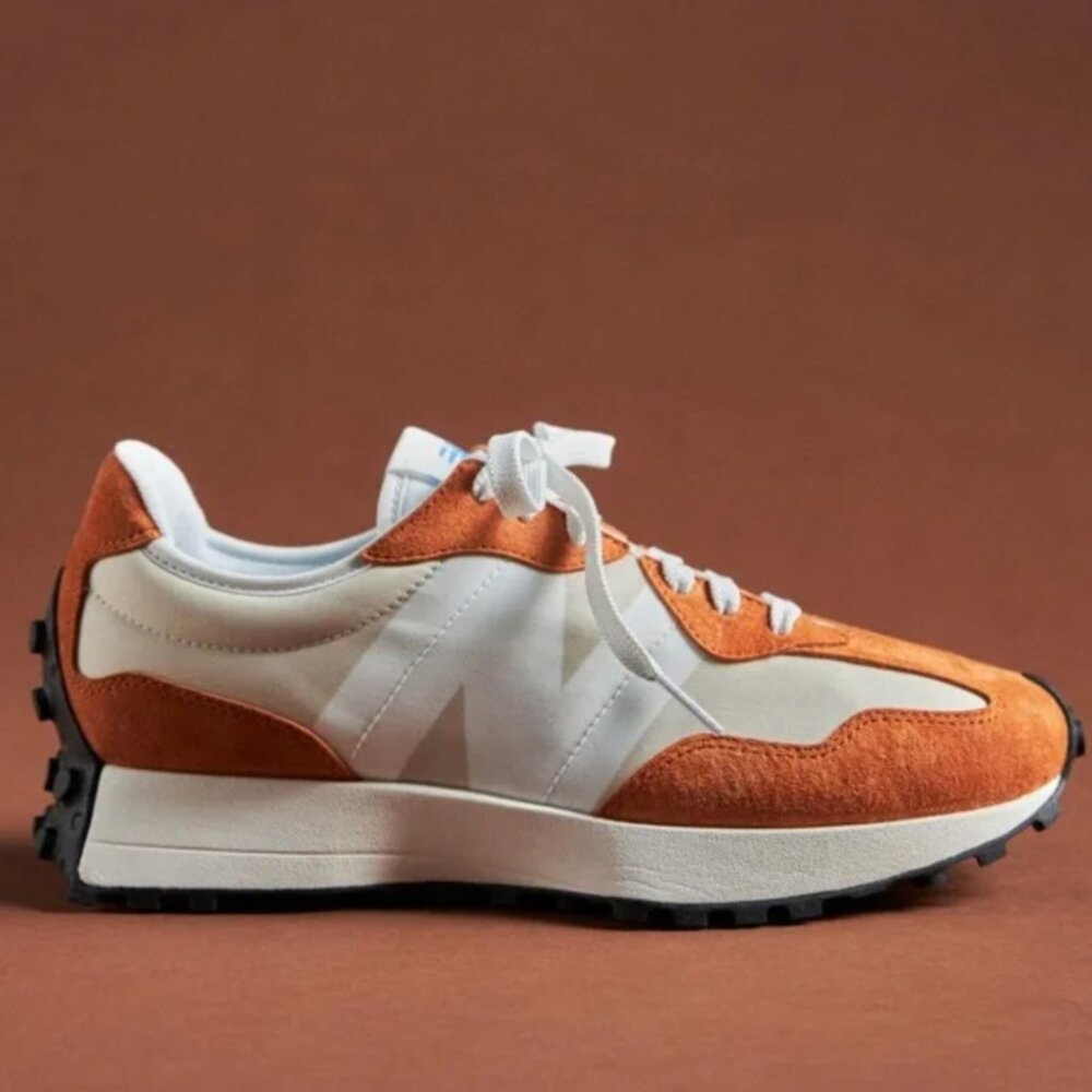 New Balance 327 Casual Sneakers Shoes Women 9.5 / Men 8 Rust Oxide Timberwolf - Picture 15 of 16